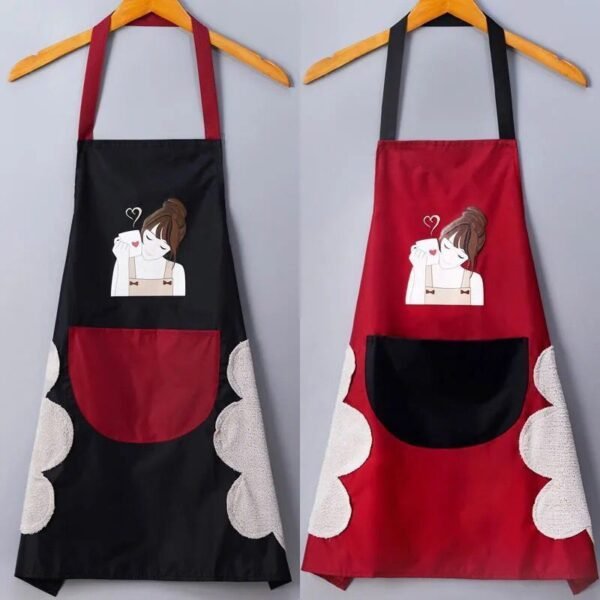 Universal Korean style hand-wiping apron for women - Image 3