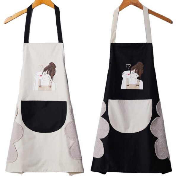 Universal Korean style hand-wiping apron for women - Image 5