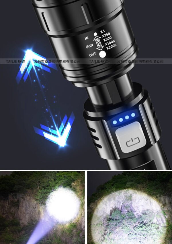 LED strong ultra bright flashlight - Image 3