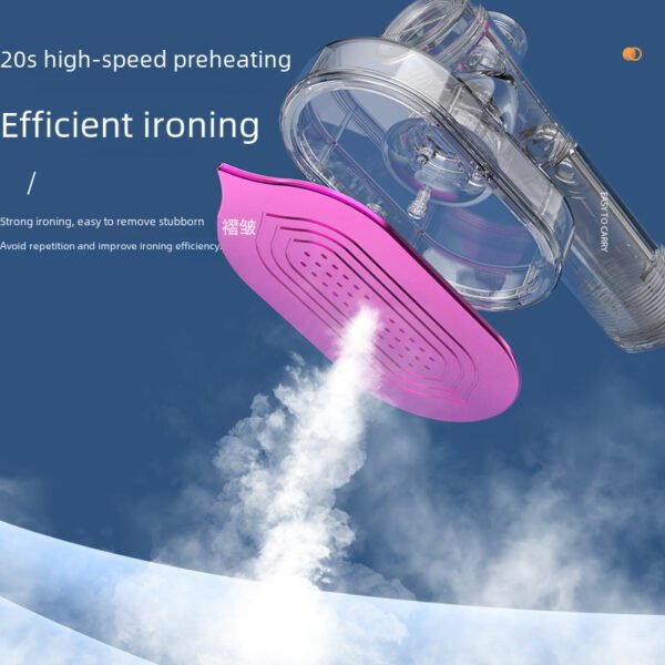 Electric iron - steam garment steamer, portable handheld ironing machine for home use, mini - sized, rotatable and foldable iron. - Image 2