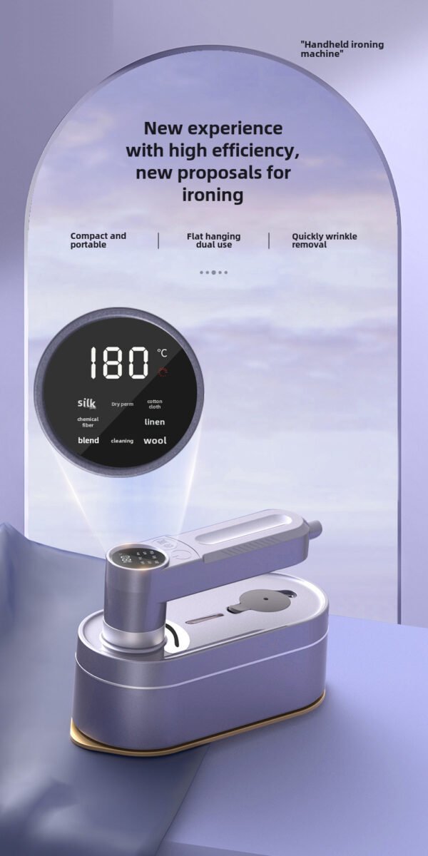 Handheld hanging ironing machine, portable electric iron, household handheld ironing machine, mini small rotating folding iron - Image 4
