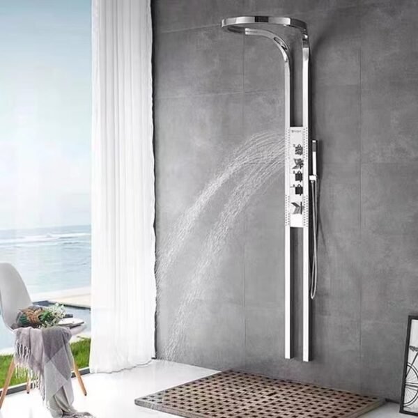Bathroom shower shower set household shower screen bathroom pressurized waterfall shower bathroom bathing tool - Image 8