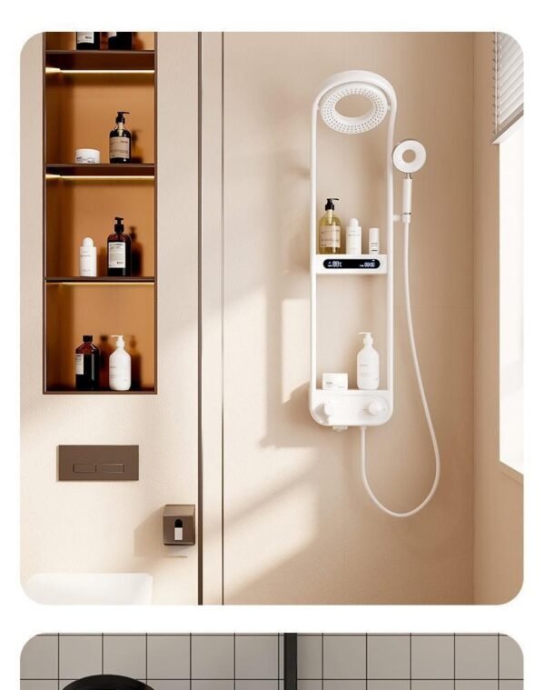 Bathroom shower shower set household shower screen bathroom pressurized waterfall shower bathroom bathing tool - Image 5