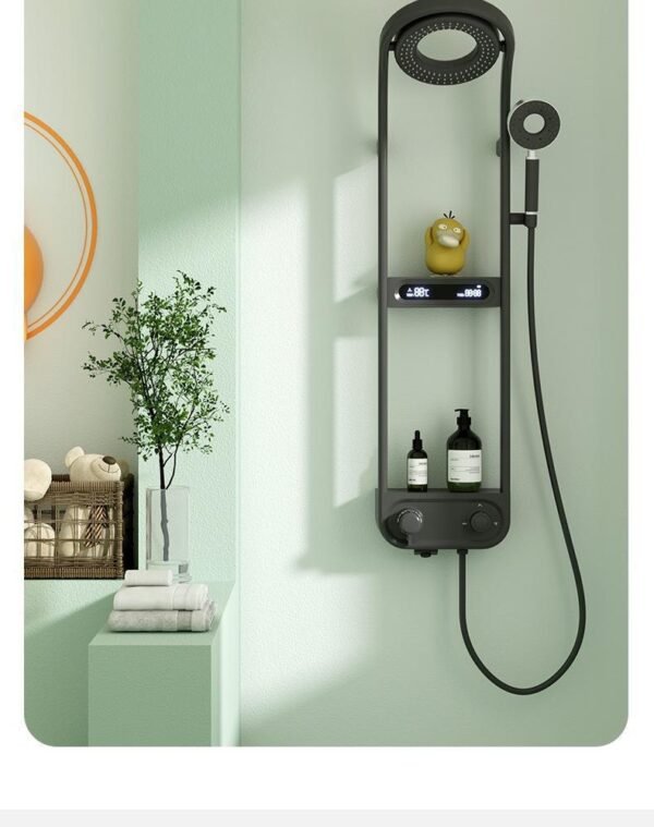 Bathroom shower shower set household shower screen bathroom pressurized waterfall shower bathroom bathing tool - Image 7