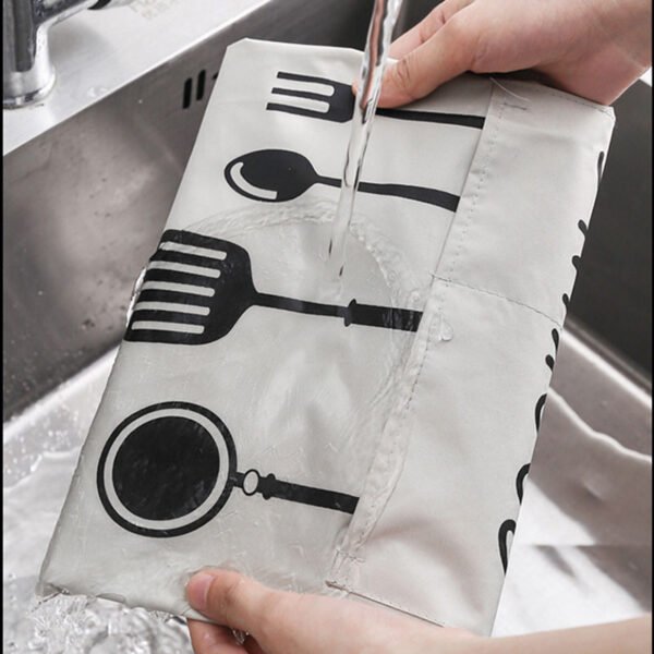 Hand-wiping aprons, new waterproof aprons, waterproof and oil-proof bibs for home kitchens, overalls for men and women - Image 3