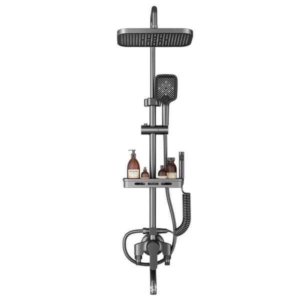 Open shower shower set bathing and pressurized full bath bath shower rain shower open pipe water mixing valve shower - Image 7