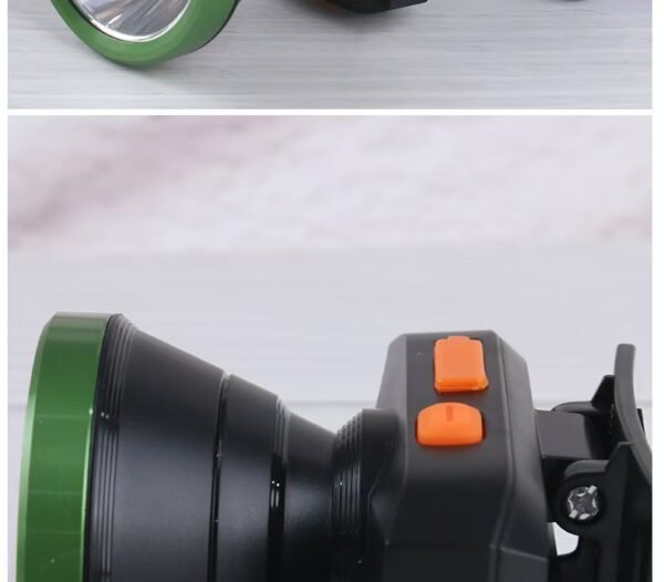 LED lithium battery headlamp, high-intensity light, long battery life, rechargeable, outdoor head-mounted, ultra-bright long-range, night fishing, mining lamp - Image 4