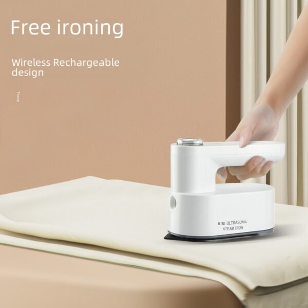 Mini wireless charging electric iron, portable for home use, small dormitory, travel, dry and wet, handheld hanging iron, business trip - Image 3