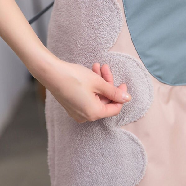 Hand-drying apron for women, kitchen household, waterproof and oil-proof, 2025 new style of catering special internet-famous work clothes, no-wash waist belt - Image 4