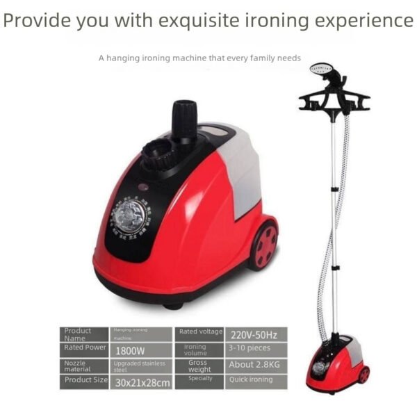 Household Handheld Hanging and Vertical Garment Steamer - Mini Electric Clothes Iron - Image 3
