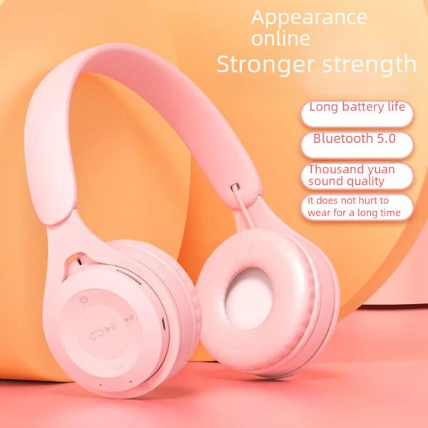 Maka Headband Bluetooth Headphones, Cartoon children and students Y08 gift mobile game headsets - Image 3