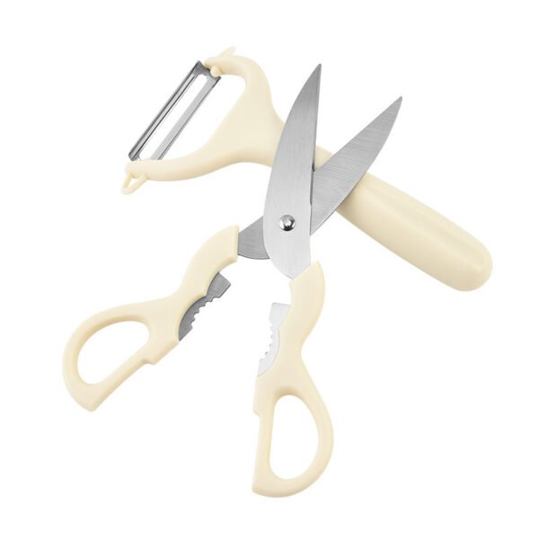 Kitchen helper six-piece set: melon peeler, fruit knife, bottle opener, Kitchen scissors, kitchen small tool set - Image 3