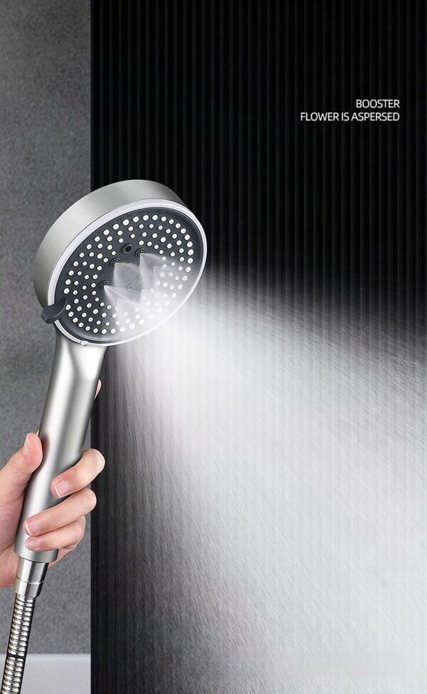 12CM large panel five-speed air pressurized shower head - Image 3