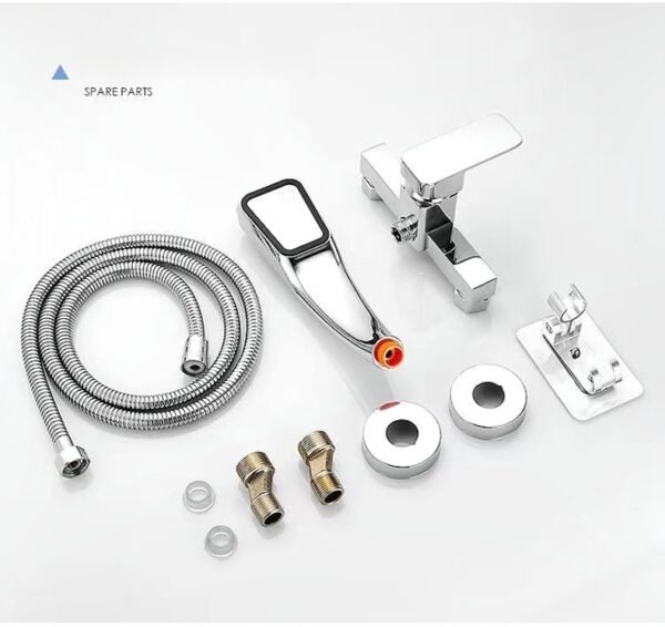 Brass shower faucet household hot and cold set - Image 9