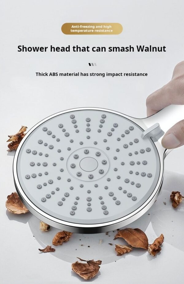 Large panel five - speed super - strong shower head, handheld pressurized shower head hose set for home bathroom - Image 10