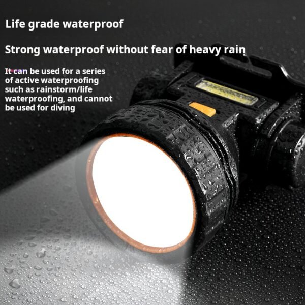 strong rechargeable head-mounted flashlight - Image 3