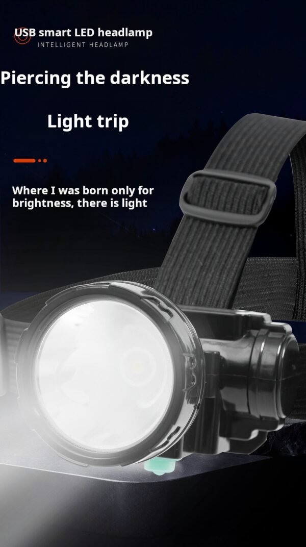 strong rechargeable head-mounted flashlight - Image 5