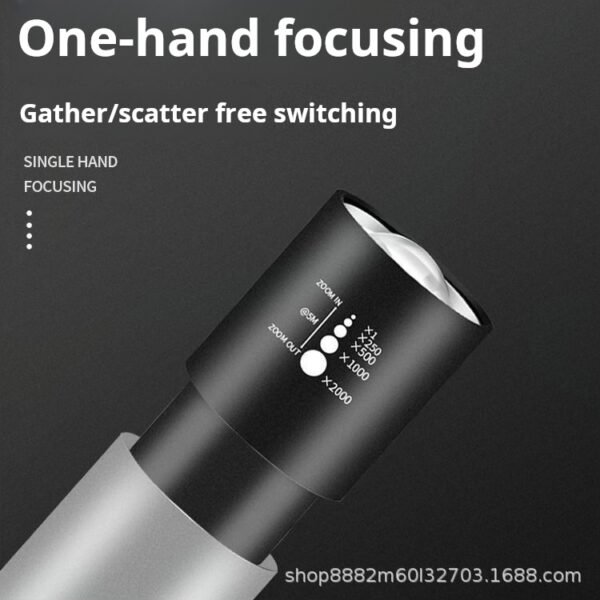 Strong flashlight led zoom long-range outdoor - Image 2