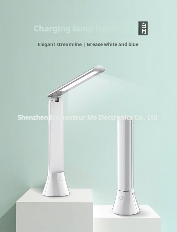 Outdoor camping flashlight, desk lamp rechargeable foldable study eye protection LED desk lamp - Image 3