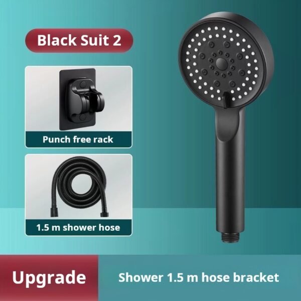 Five-speed supercharged shower head with large water volume - Image 3