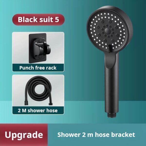 Five-speed supercharged shower head with large water volume - Image 4