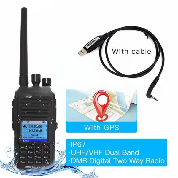 Teetong MDUV390 walkie-talkie encryption AES256 high power 5W - Image 4