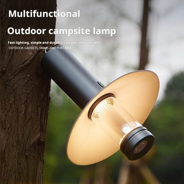 Outdoor camping light, lighting lamp, atmosphere lamp, portable field campsite light, multifunctional magnetic suction tent light, flashlight