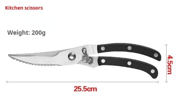 German stainless steel kitchen knife set, including slicing knife, bone chopping knife, 7-piece household kitchen knife set, gift knife set - Image 8