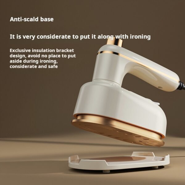 Foldable Handheld Garment Steamer for Home, Travel, and Dormitory Use - Mini Electric Iron for Ironing Clothes - Image 3