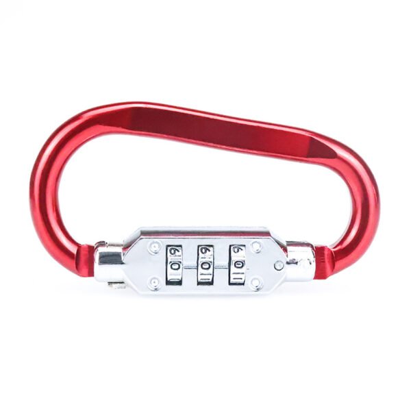 Upgraded alloy mountain buckle password lock anti-theft lock, padlock outdoor backpack bicycle helmet lock - Image 4