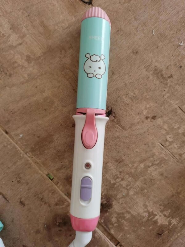 Cartoon mini straightener, curling iron, straight roll dual-use, bangs, internal buckle, electric clip, plastic box, straight clip, wholesale - Image 3