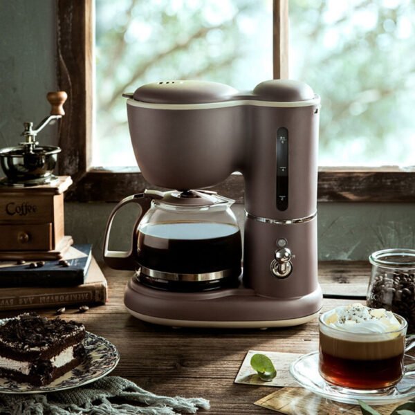 Little Bear Mini Coffee Machine KFJ-A06Q1 Coffee Machine American Home 600ml Drip style Coffee Maker - Image 3