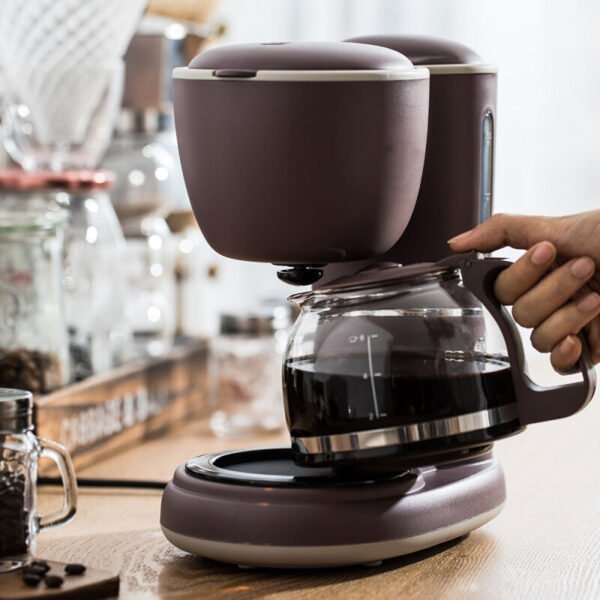 Little Bear Mini Coffee Machine KFJ-A06Q1 Coffee Machine American Home 600ml Drip style Coffee Maker - Image 2