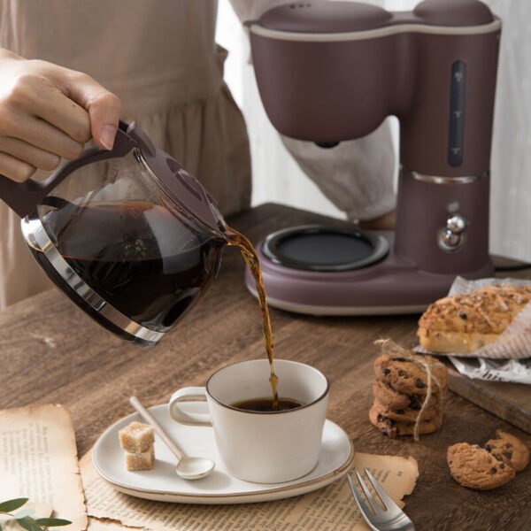 Little Bear Mini Coffee Machine KFJ-A06Q1 Coffee Machine American Home 600ml Drip style Coffee Maker - Image 4