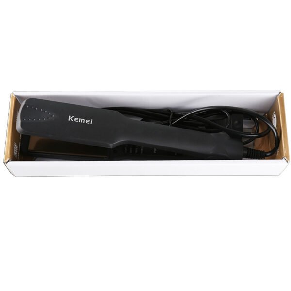Kemei KM-329 straightener clamp ceramic quick heating constant temperature does not harm hair, female straightening hair plate clip electric clamp - Image 2