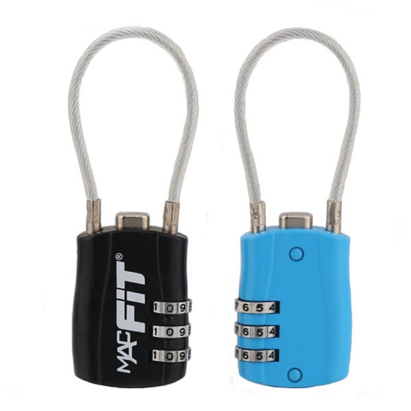Travel style steel wire password padlock steel wire rope password lock - Image 2