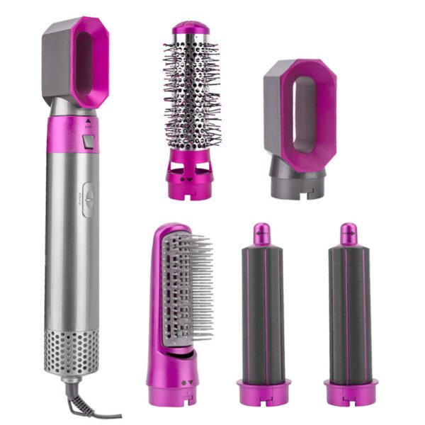 five in one hot air comb, automatic curling iron, curling iron, hair suction air electric hair dryer - Image 4