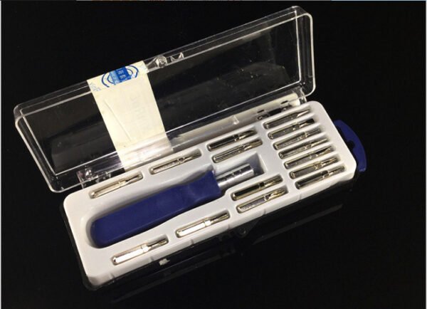 Multi functional 16IN1 square box combination screwdriver set, for household use with small screwdrivers and screwdrivers