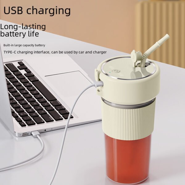 Rechargeable Mini - sized Electric Portable Juicer Cup, Multifunctional Household Juice Maker. - Image 3