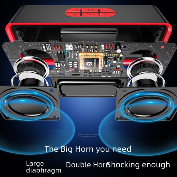 Bluetooth speaker mini portable wireless speaker small speaker small subwoofer card speaker - Image 2