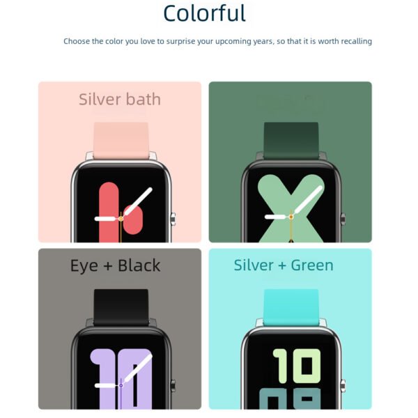 P22 smart watch step counting heart rate smart watch large screen men and women sports outdoor fitness bracelet - Image 3