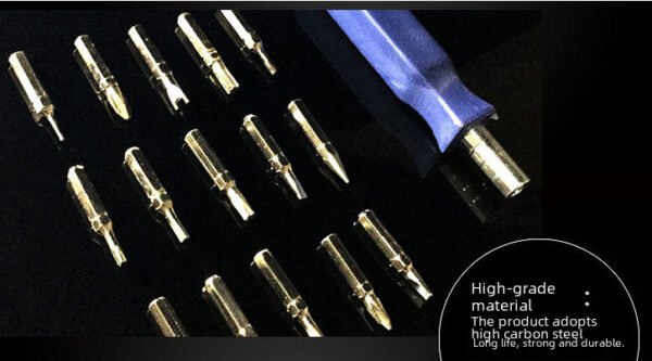 Multi functional 16IN1 square box combination screwdriver set, for household use with small screwdrivers and screwdrivers - Image 3