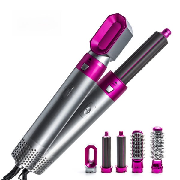 five in one hot air comb, automatic curling iron, curling iron, hair suction air electric hair dryer