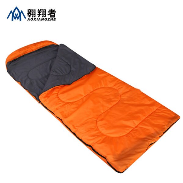 Aoxiangzhe manufacturer's emergency disaster relief orange sleeping bag for adults, outdoor fire-fighting, thickened and warm portable camping - Image 2