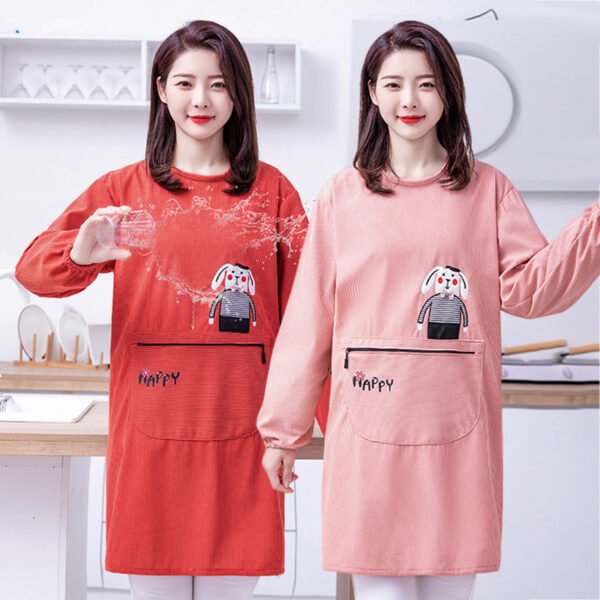 waterproof long-sleeved apron