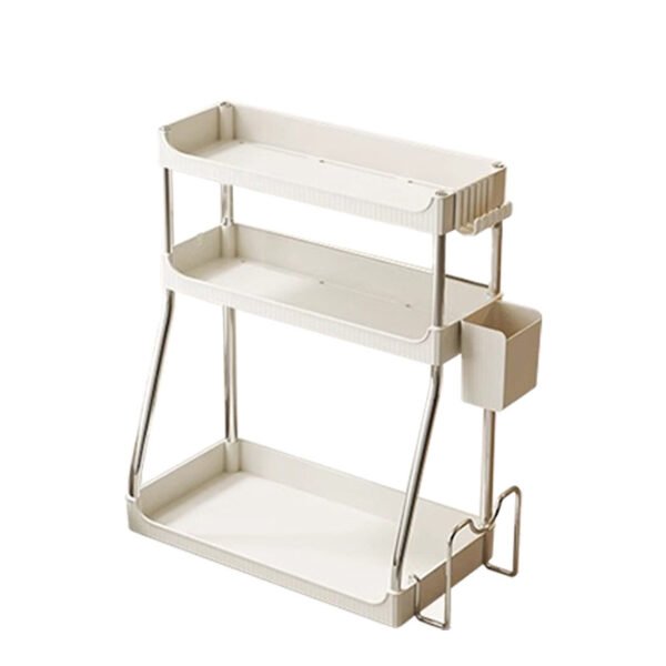 Multifunctional Kitchen Storage Rack, No Drilling Required, for Spices, Chopsticks, Knives, Countertop, Multi-layer Home Use - Image 5