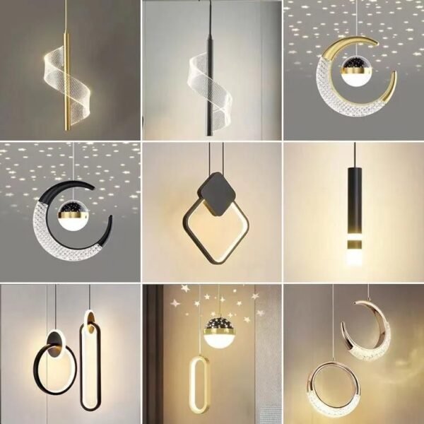 Bedroom bedside small pendant light, simple and modern, popular new style, light luxury living room background wall, bar counter, aisle long pendant light