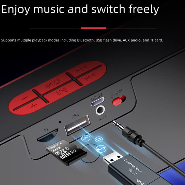 Bluetooth speaker mini portable wireless speaker small speaker small subwoofer card speaker - Image 3