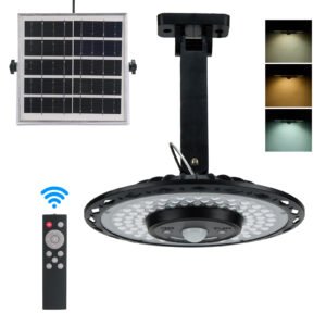 New  Solar Light Outdoor LED Courtyard Light Pendant Garage Lighting Indoor