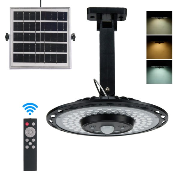 New  Solar Light Outdoor LED Courtyard Light Pendant Garage Lighting Indoor